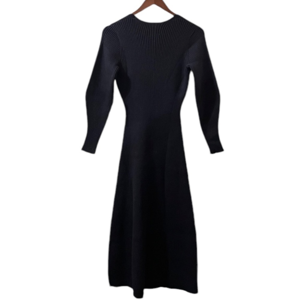 Tuckernuck Dress Hyacinth House Brigid‎ Ribbed Knit Sweater Midi Sz XS - Picture 6 of 12